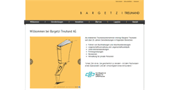 Desktop Screenshot of bargetzitreuhand.ch