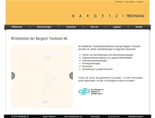 Tablet Screenshot of bargetzitreuhand.ch